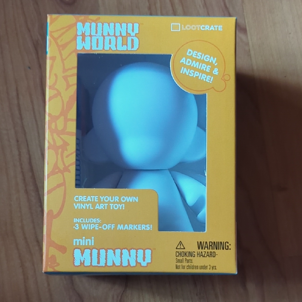 Loot Crate Munny World Mini Vinyl Art Toy - Blue